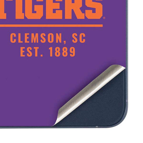 Clemson University Tigers Est 1889 Galaxy A36 5G Skin
